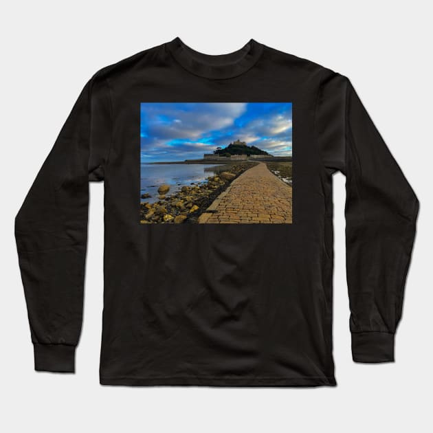 St. Michael's Mount Long Sleeve T-Shirt by Graz-Photos